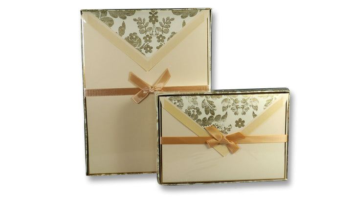 Bordered Writing Paper with Floral Envelopes