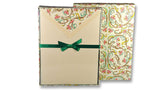 Bordered Writing Paper with Art Nouveau Floral Envelopes