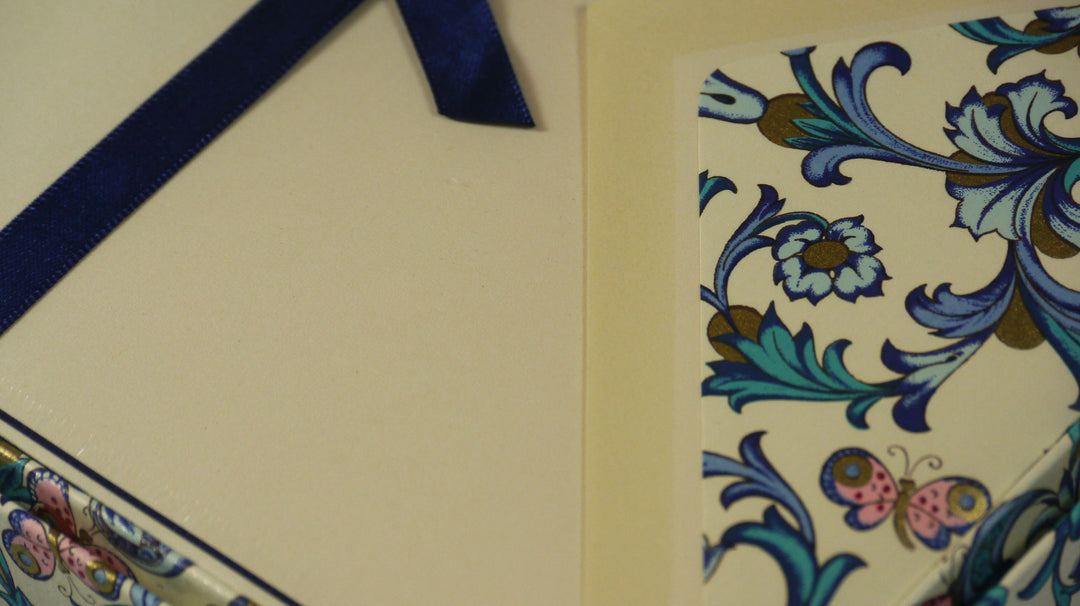 Bordered Writing Paper with Butterfly Envelopes