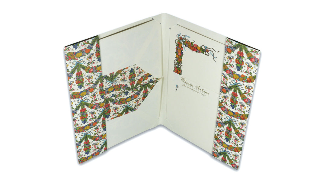 Florentine Writing Paper - Fruit Florentine, A5 Paper Wallet