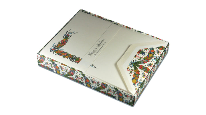 Florentine Writing Paper - Fruit Florentine, A5 Paper Boxed