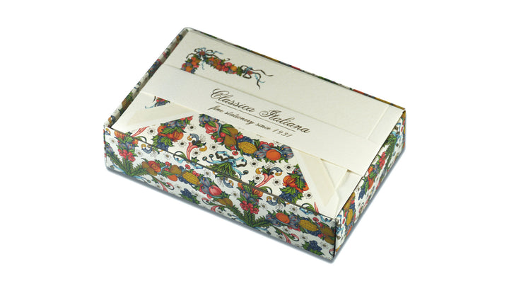 Florentine Writing Paper - Fruit Florentine, Mini Folded Notelets