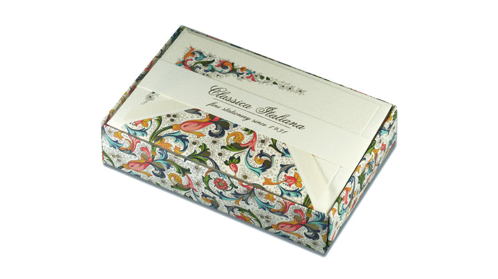 Florentine Writing Paper - Classic Florentine, Mini Flat Notelets