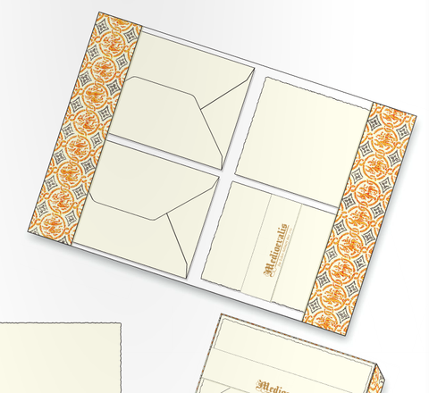 Medioevalis Boxed Deckled Edge Stationery