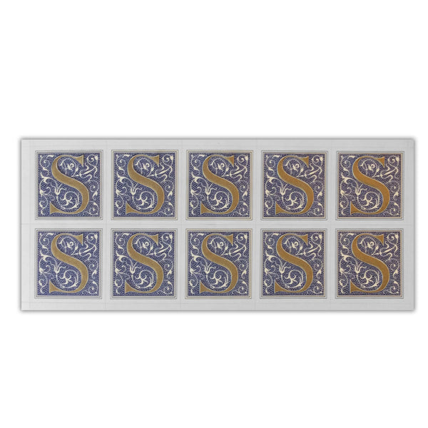 Single Letter Sticker Sheet