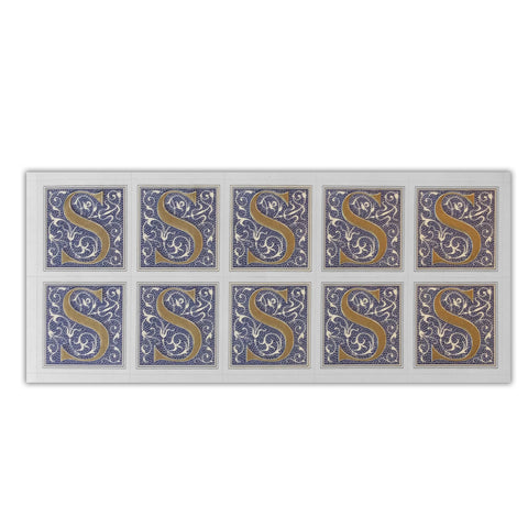 Single Letter Sticker Sheet
