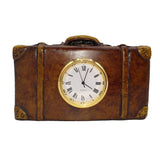 Suitcase Clock - tan