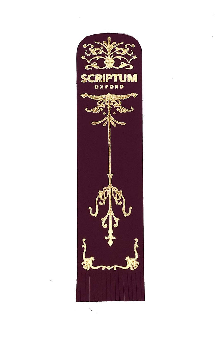 Scriptum Italian Leather Gilded Bookmark