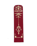 Scriptum Italian Leather Gilded Bookmark
