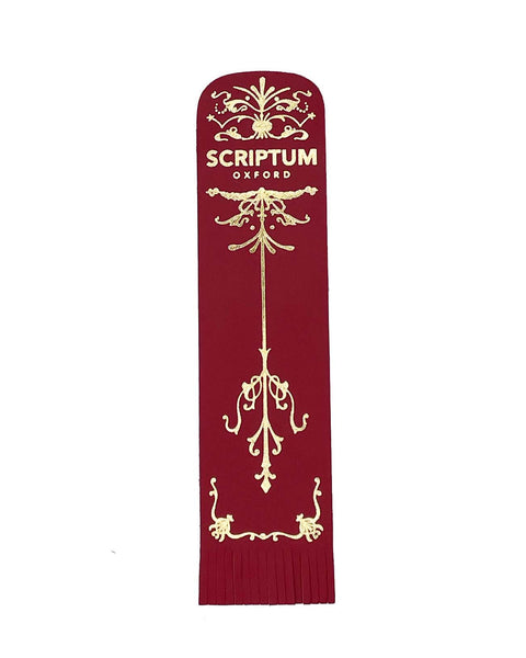 Scriptum Italian Leather Gilded Bookmark