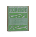 Scriptum Art Deco Ex Libris Stamp